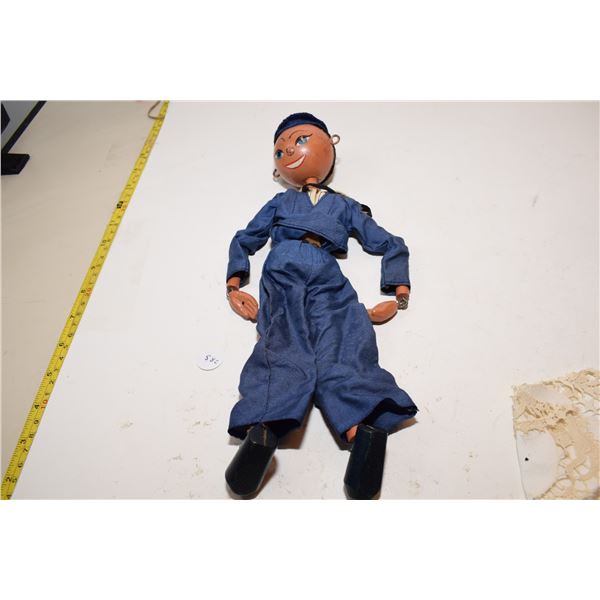 Very Old Marionette Wooden Puppet