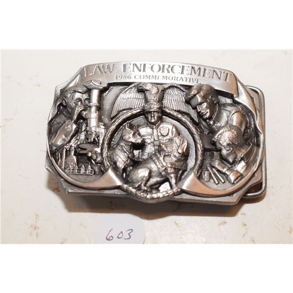 Law Enforcement Belt Buckle