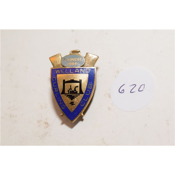 Antique Cloisonne Curling Pin