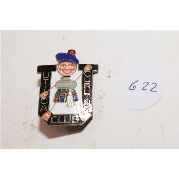 Antique Cloisonne Curling Pin