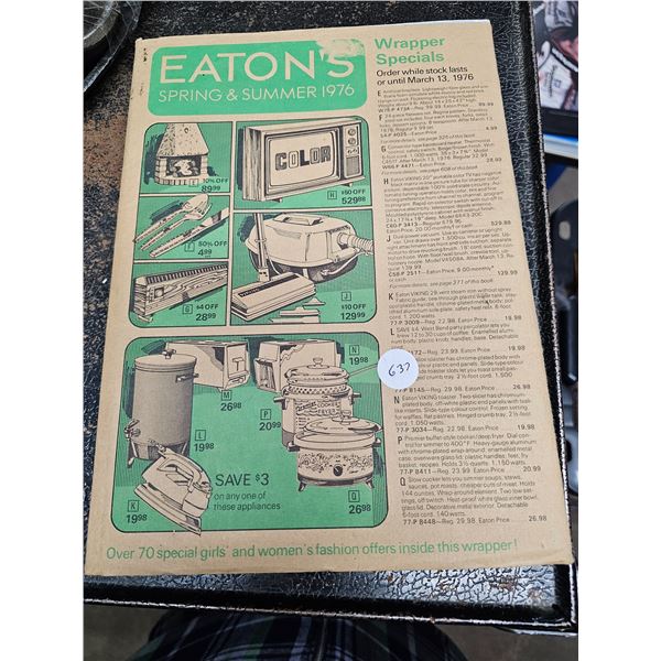 NOS 1976 Eaton’s Catalogue