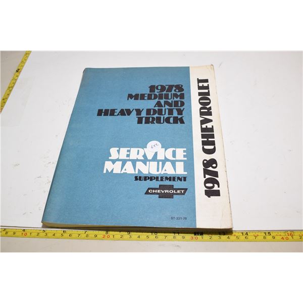 1978 Chevrolet Truck Manual