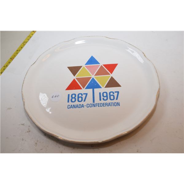 Hycroft Medicine Hat Canadian Centennial Plate