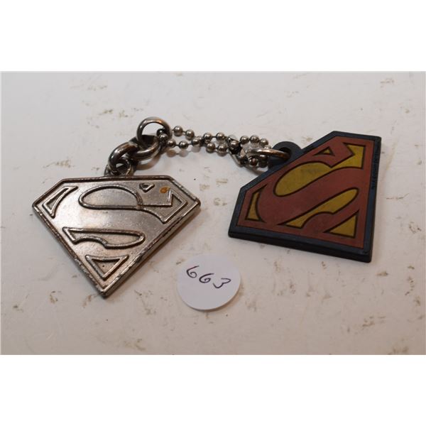 Vintage Superman Keychains