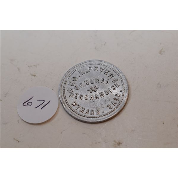 Antique Wymark Trade Token