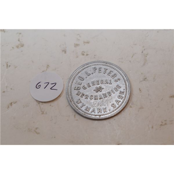 Antique Wymark Trade Token