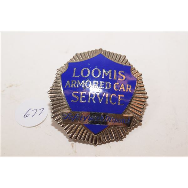Loomis Armoured Car Badge