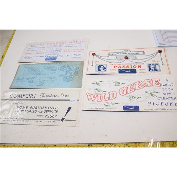 Antique Blotter Lot