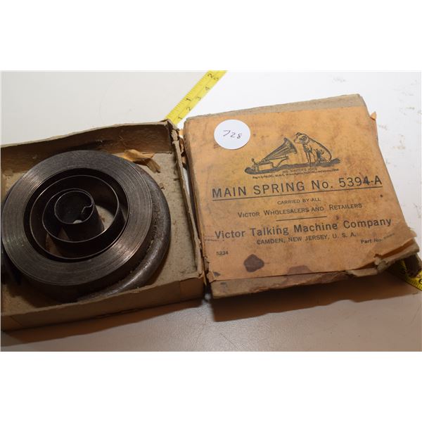 NOS Victor Gramophone Main Spring