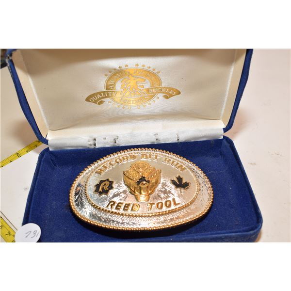 Oil Drilling Award Belt Buckle