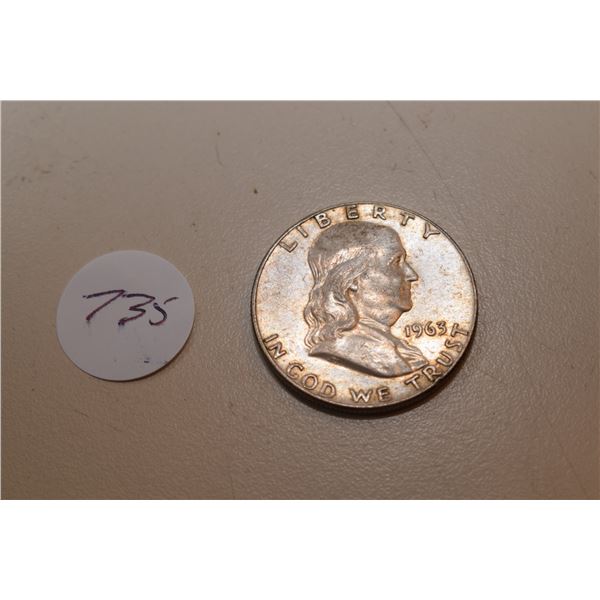 1963 US Silver ½ Dollar