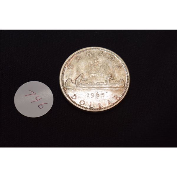 1965 Canadian Silver Dollar
