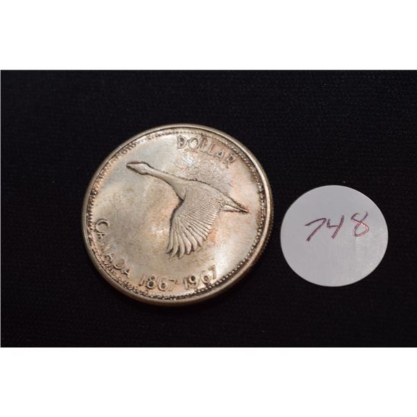 1967 Canadian Silver Dollar