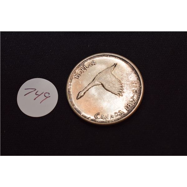 1967 Canadian Silver Dollar