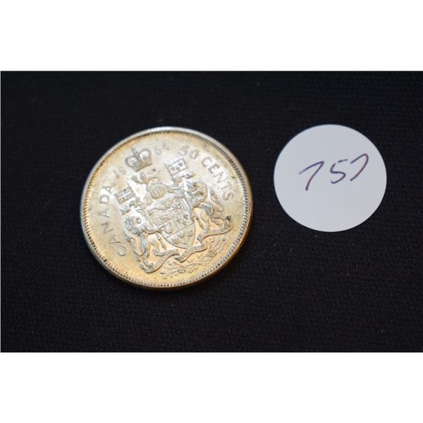 1964 Canadian Silver ½ Dollar