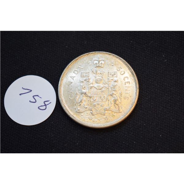 1965 Canadian Silver ½ Dollar