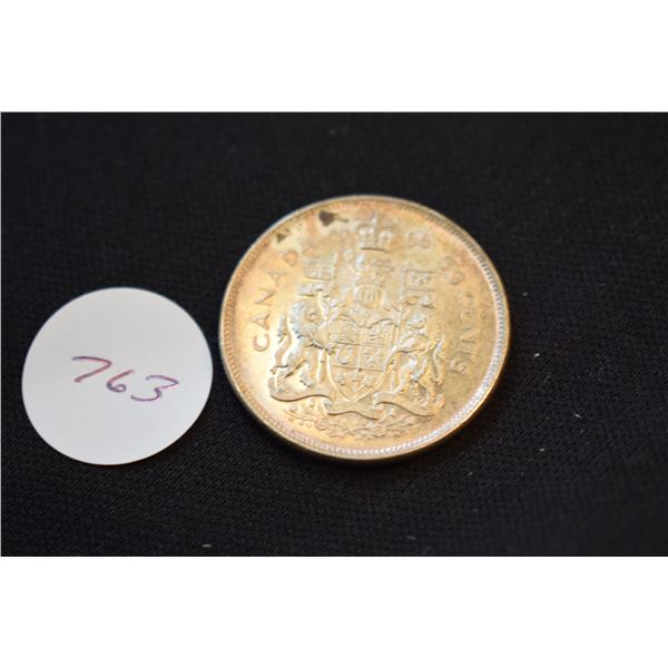1966 Canadian Silver ½ Dollar