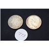 Image 1 : 1922, 1967 Silver Canadian Quarters