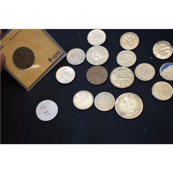 Lot of Assorted Coins (some Silver)