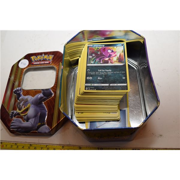 Tin of Pokemon Cards