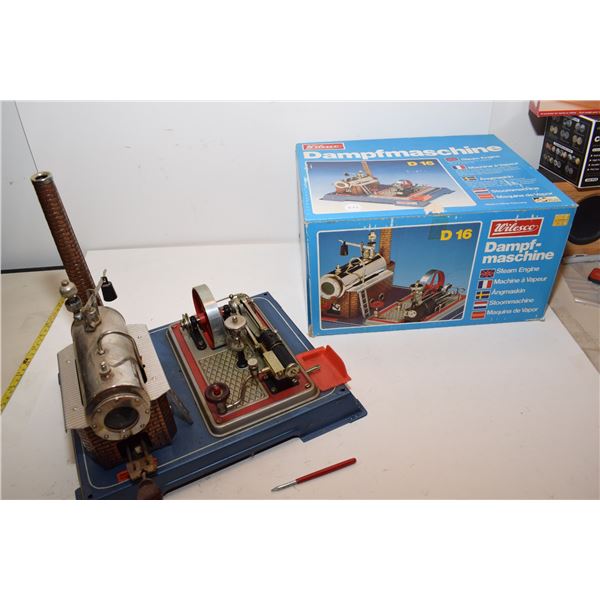 Large Vintage D16 Wilesco Steam Engine