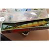 Image 2 : Fishing Tackle Box w/ Contents