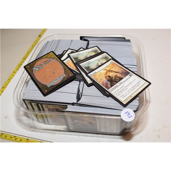 Hundreds of Magic Trading Cards