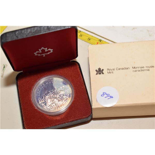 1980 Canadian Silver Dollar .500 Silver