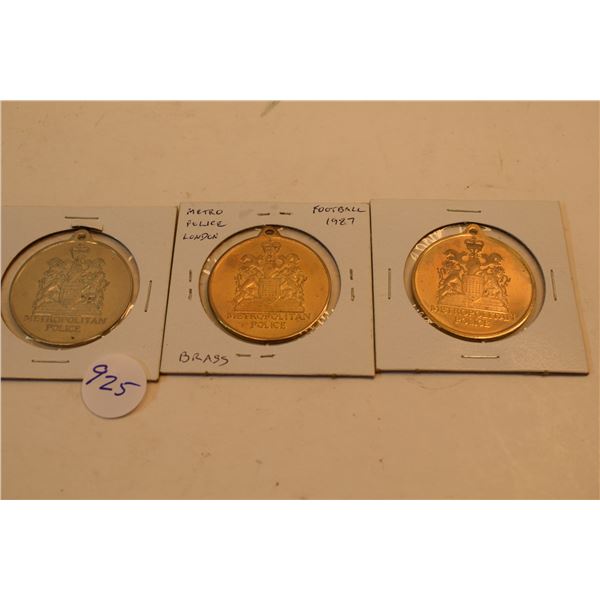 London Police Football Tokens