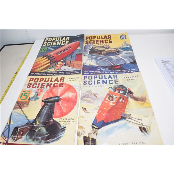 1936 Popular Science Magazines