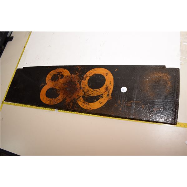 Antique Steam Locomotive Engine Plaque