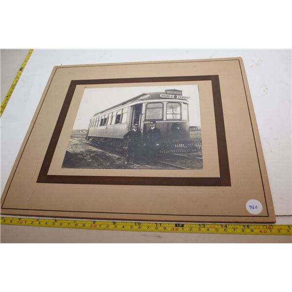Large Regina Trolley Cabinet Card
