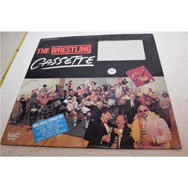 1985 Wrestling Cassette Cover (Cover Only)