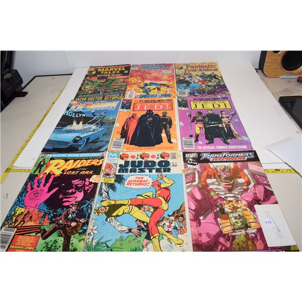 (9) Comic Books