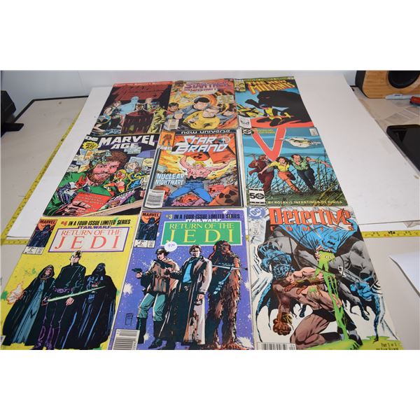 (9) Comic Books