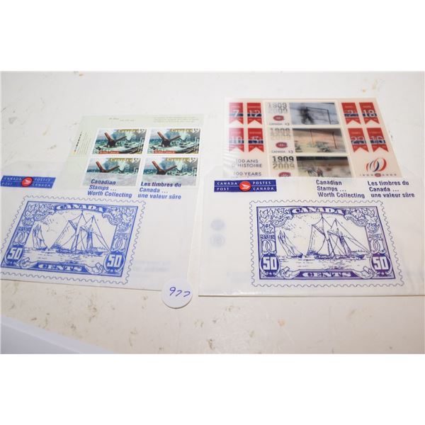 Montreal Canadiens 3-D Stamp Set, etc.