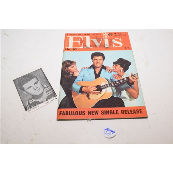 Elvis Magazine, Ricky Nelson/Ann Margaret Card