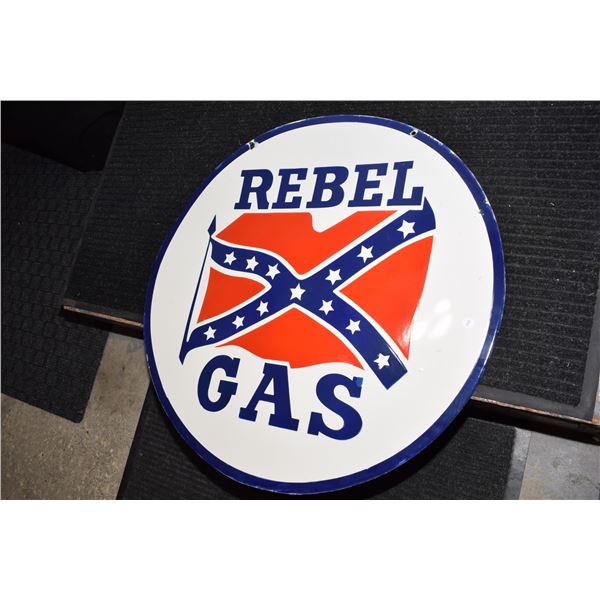 Rebel 30” Porcelain Double Sided Sign