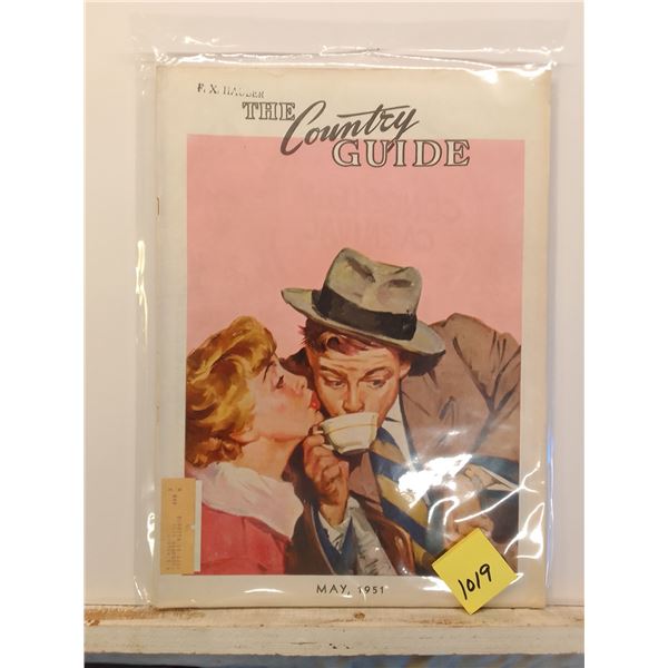 Lot # 1019: The Countryside Guide May 1951 - Vintage Romance Cover Art - Charming 1951 issue of The 