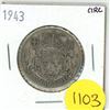 Image 1 : 1943 Canada Silver 50 cent Coin