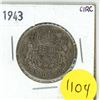 Image 1 : 1943 Canada Silver 50 cent Coin