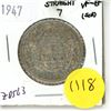 Image 1 : 1945 Canada Silver 50 cent Coin