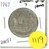 Image 1 : 1945 Canada Silver 50 cent Coin
