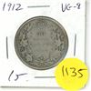 Image 1 : 1912 Canada Silver 50 cent Coin