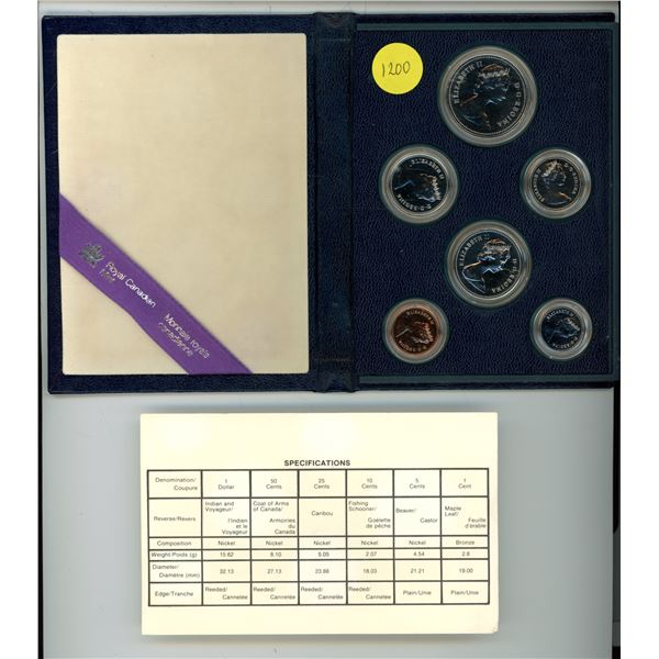 1981 Proof Like Uncirculated silver coins set