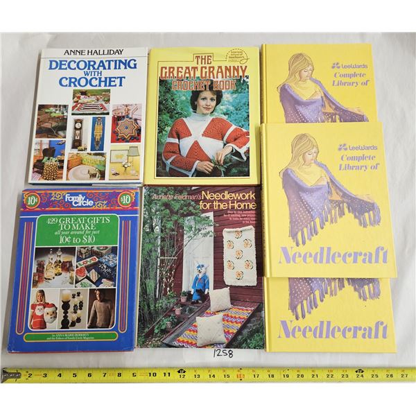 Lot of Assorted Books - Needlecraft, Crochet, etc.