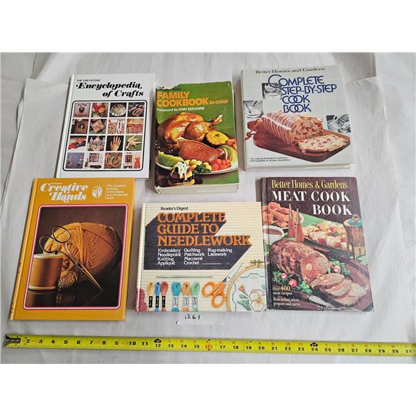 Lot of Assorted Craft and Recipe Books