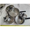 Image 2 : Lot of Assorted Stainless-Steel Cookware