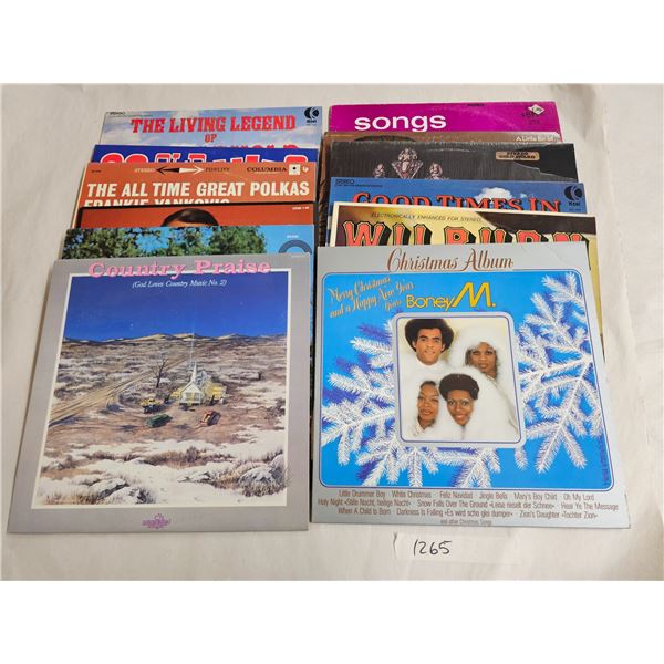 (12) Assorted Vinyl Albums