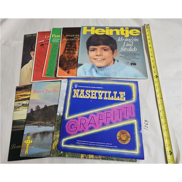 (9) Assorted Vinyl Albums